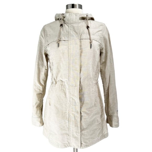 Eddie Bauer Fairhaven Linen Jacket Beige S - Picture 2 of 11